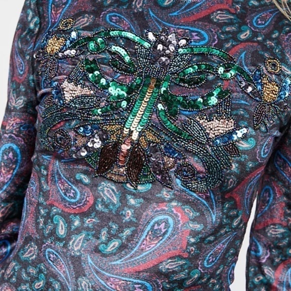 NWT Free People We The Free L’Amour Velvet Tee - Picture 4 of 16